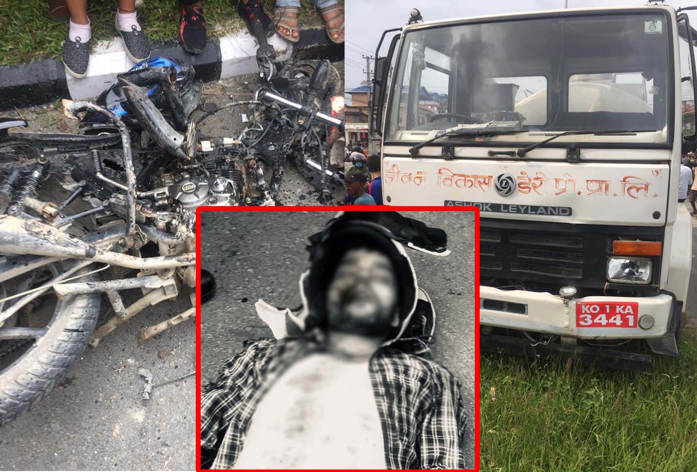 इटहरीमा सवारी दुर्घटना, सुन्दरहरैंचाका नरेशको मृत्यु