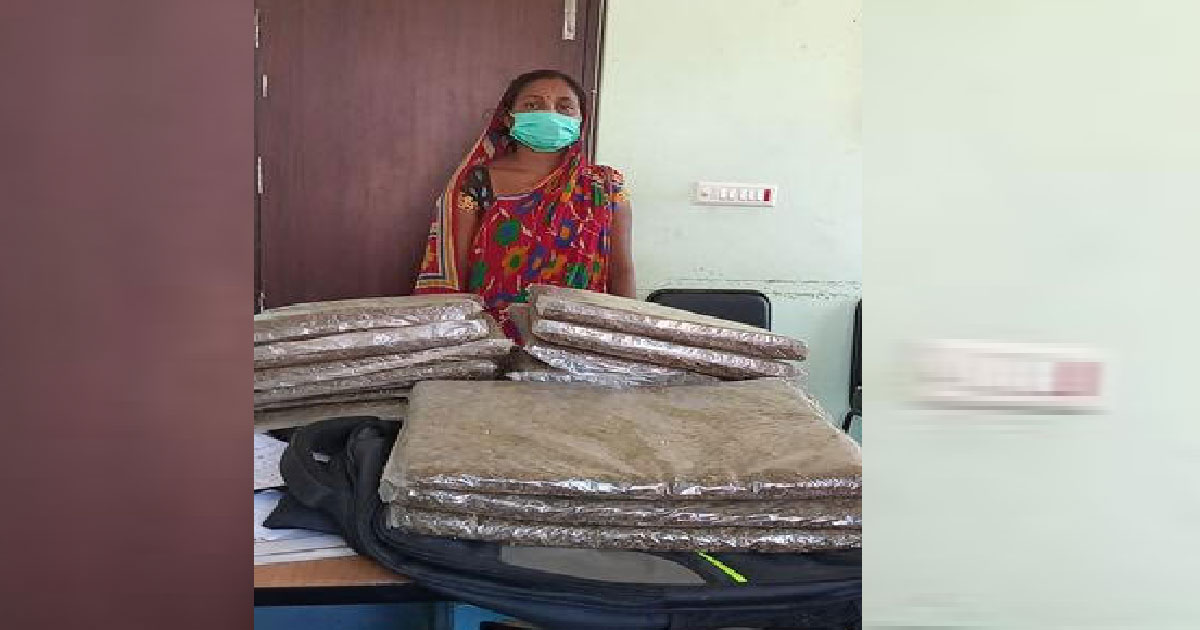 गाँजा सहित आरती पक्राउ