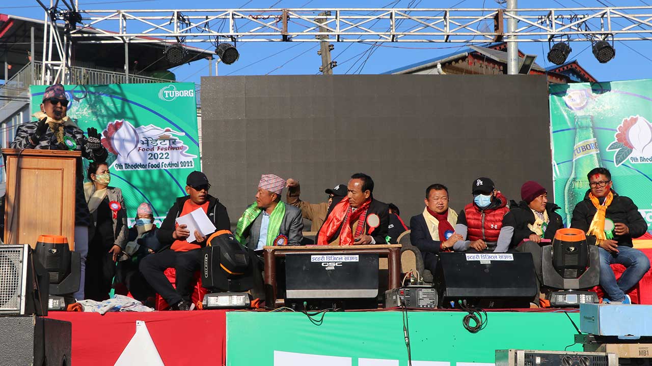 नवौं भेडेटार फुड फेस्टिवल सम्पन्न