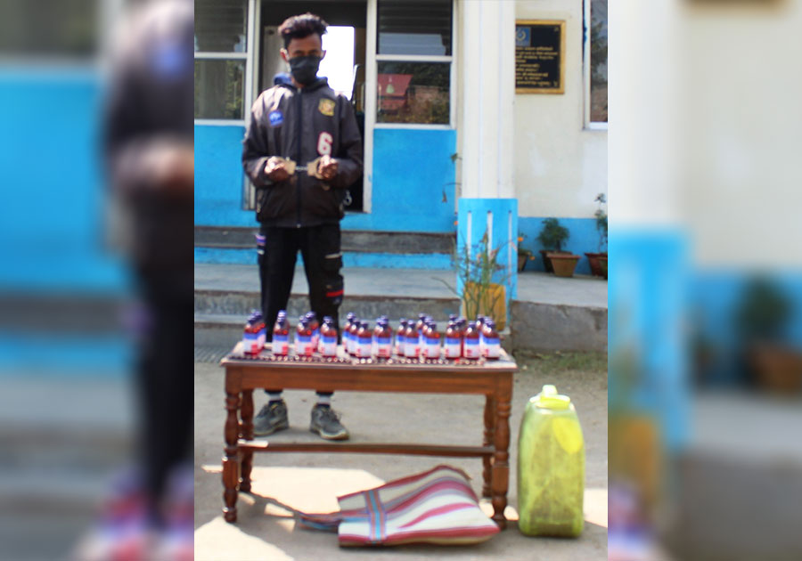 रतुवामाइबाट लागुऔषध सहित एक जना पक्राउ