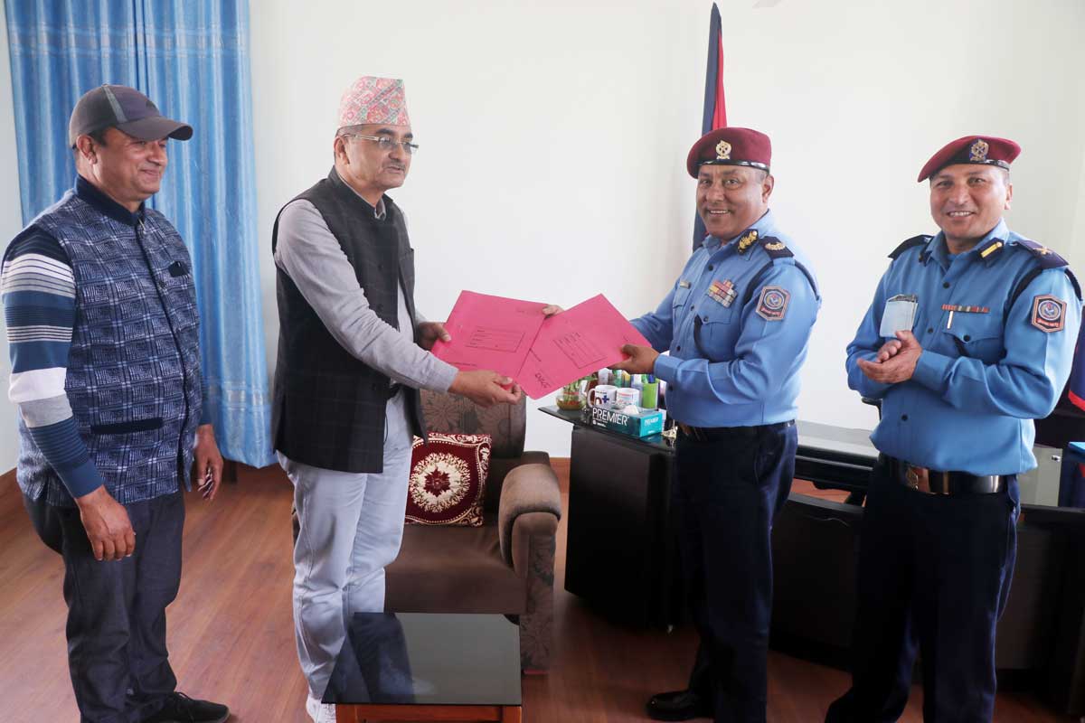 छोराको स्मृतिमा उत्कृष्ठ प्रहरी पुरस्कार, पाँच लाख धनराशीको अक्षयकोष स्थापना