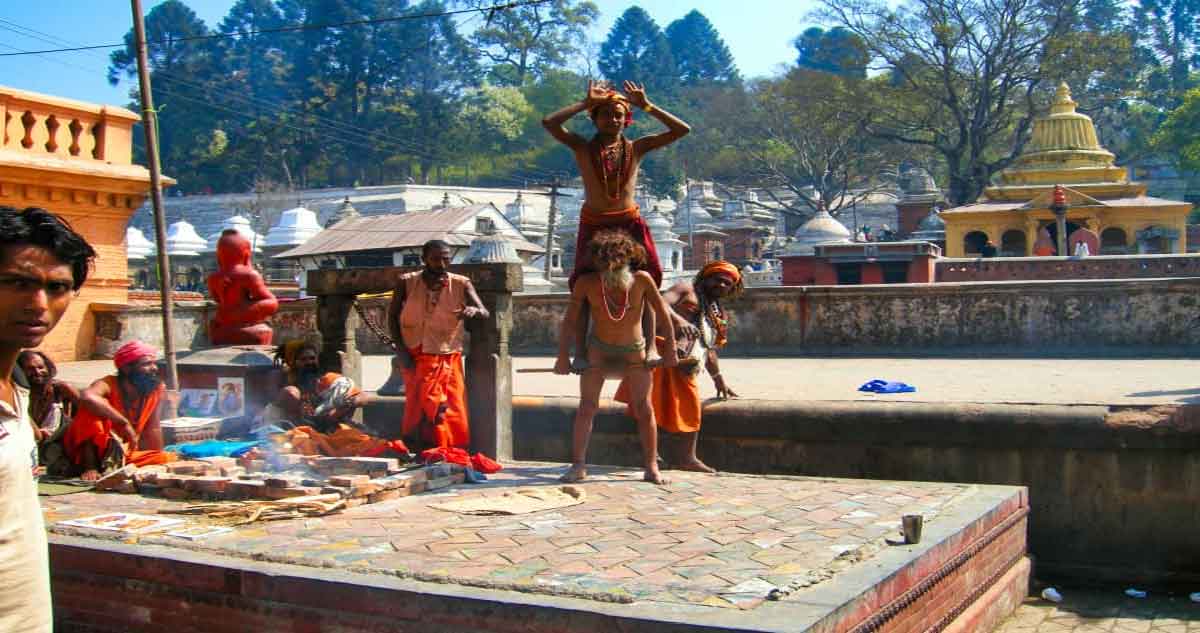 महाशिवरात्रि नजिकिएपछि  पशुपतिमा बाबाहरुको चहलपहल