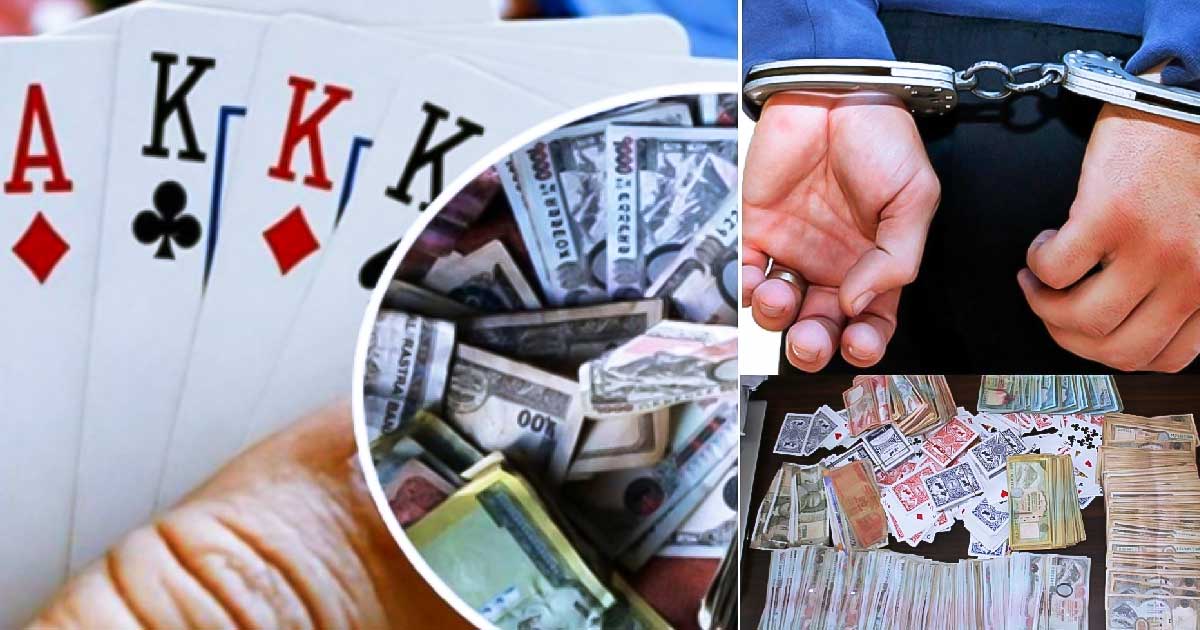 सिसीटिभी राखेर नेताको घरमा जुवा, रामधुनीका लक्ष्मी बाँस्तोला सहित ७ जना पक्राउ