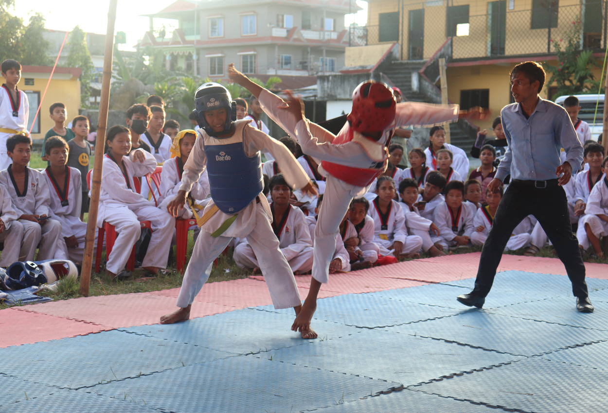 सुन्दरहरैंचामा अन्तर विद्यालय स्तरीय तेक्वान्दो प्रतियोगिता