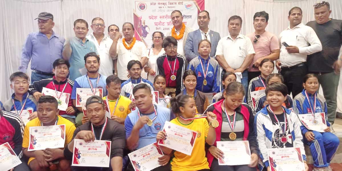 नवौँ राष्ट्रिय खेलकुद प्रतियोगिता: भारोत्तोलनको प्रदेश १ टिममा मोरङ्गको बर्चश्व