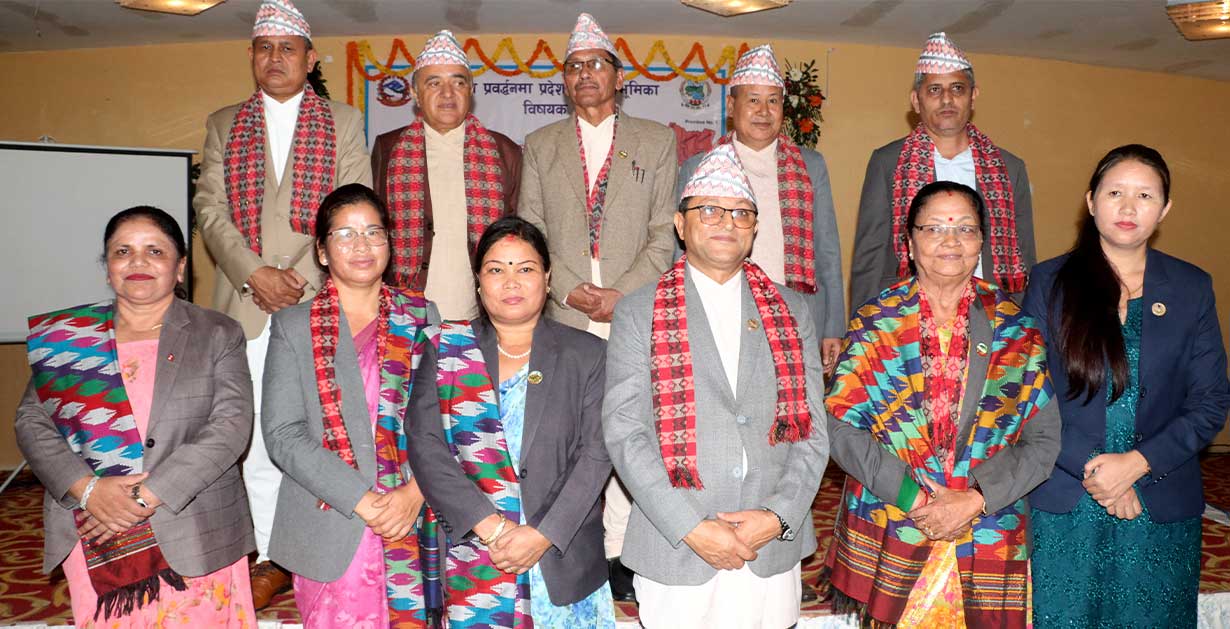 सोह्र बुँदे घोषणा पत्र जारी गर्दै सातै प्रदेशका सभामुखहरुको भेला सम्पन्न