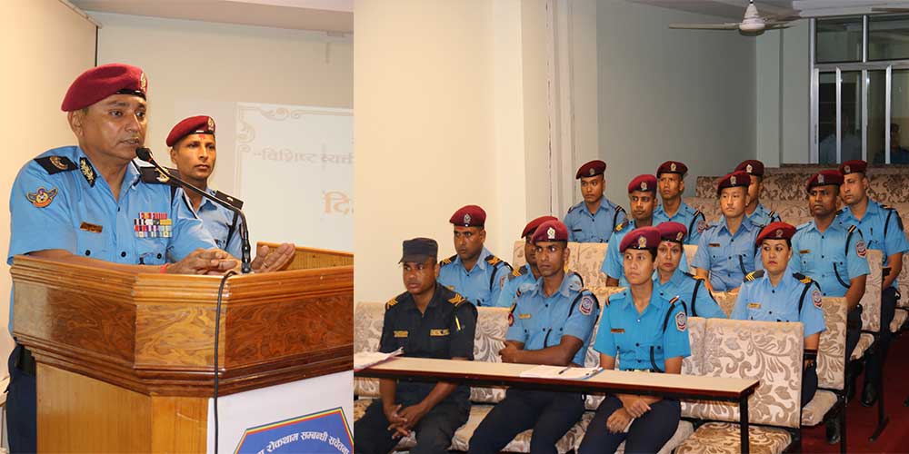 बिशिष्ठ ब्यक्तिको सुरक्षा अनुशिक्षण तालिम सम्पन्न