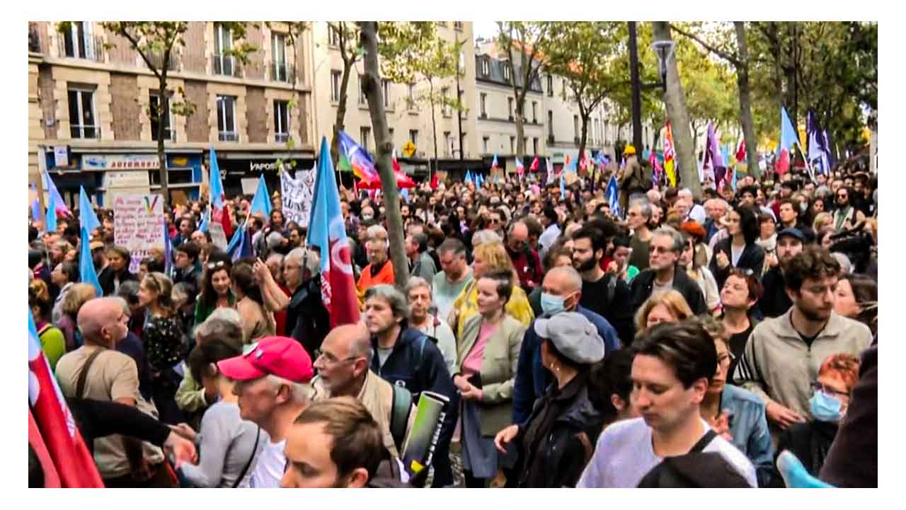 बढ्दो महँगीविरुद्ध फ्रान्सको राजधानी पेरिसमा प्रदर्शन चर्किदै