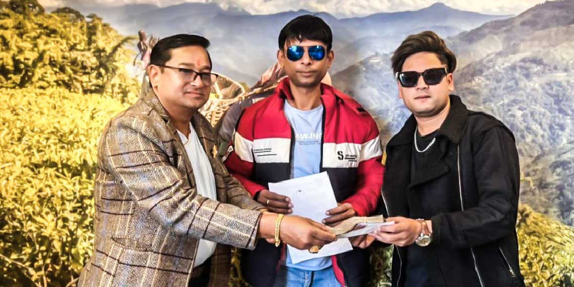 राजु गिरीको निर्देशनमा ‘नम्बरी सुन’, अभिनेता आमेष भण्डारी अनुबन्धित