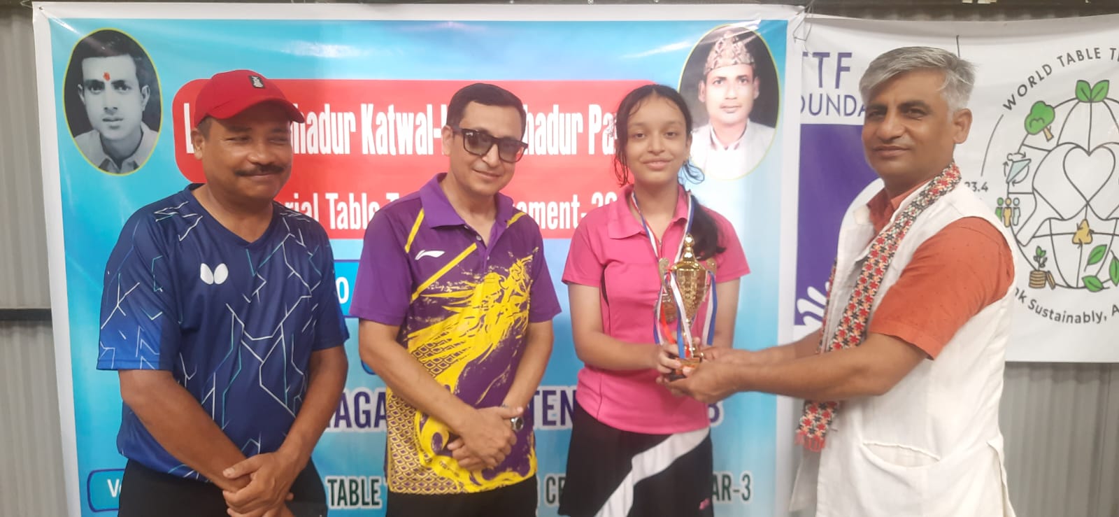 विराटनगरमा टेबलटेनिस प्रतियोगिता सम्पन्न, पूर्वमन्त्री कार्कीद्धारा पुरस्कार वितरण 