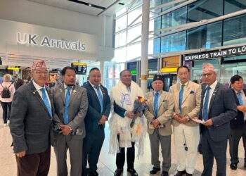 उज्यालो नेपाल’ अभियानसहित कुलमान घिसिङ लन्डनमा: