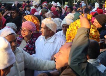 दिङ्लामा रथारोहण सहित सदबीज छर्ने अनौठो परम्परामा भक्तजनको भीड