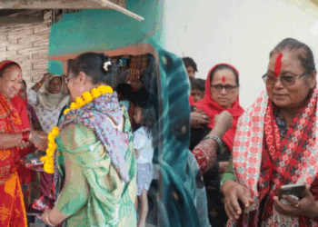 सुनसरी ३ मा भगबती चौधरीका पक्षमा महिलाहरु, मन र मत परिवर्तन नगर्ने अडान